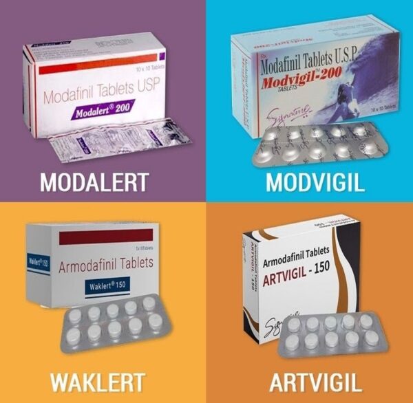 COMBO MODALERT / WAKLERT / MODVIGIL / ARTVIGIL 10 PILLS EACH